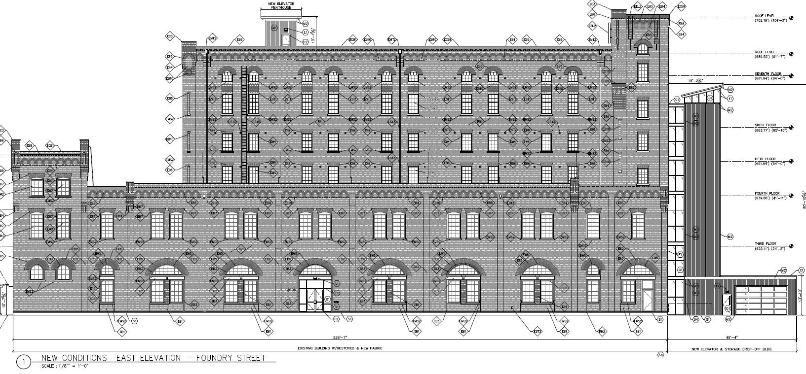 John Kam Malt House elevations